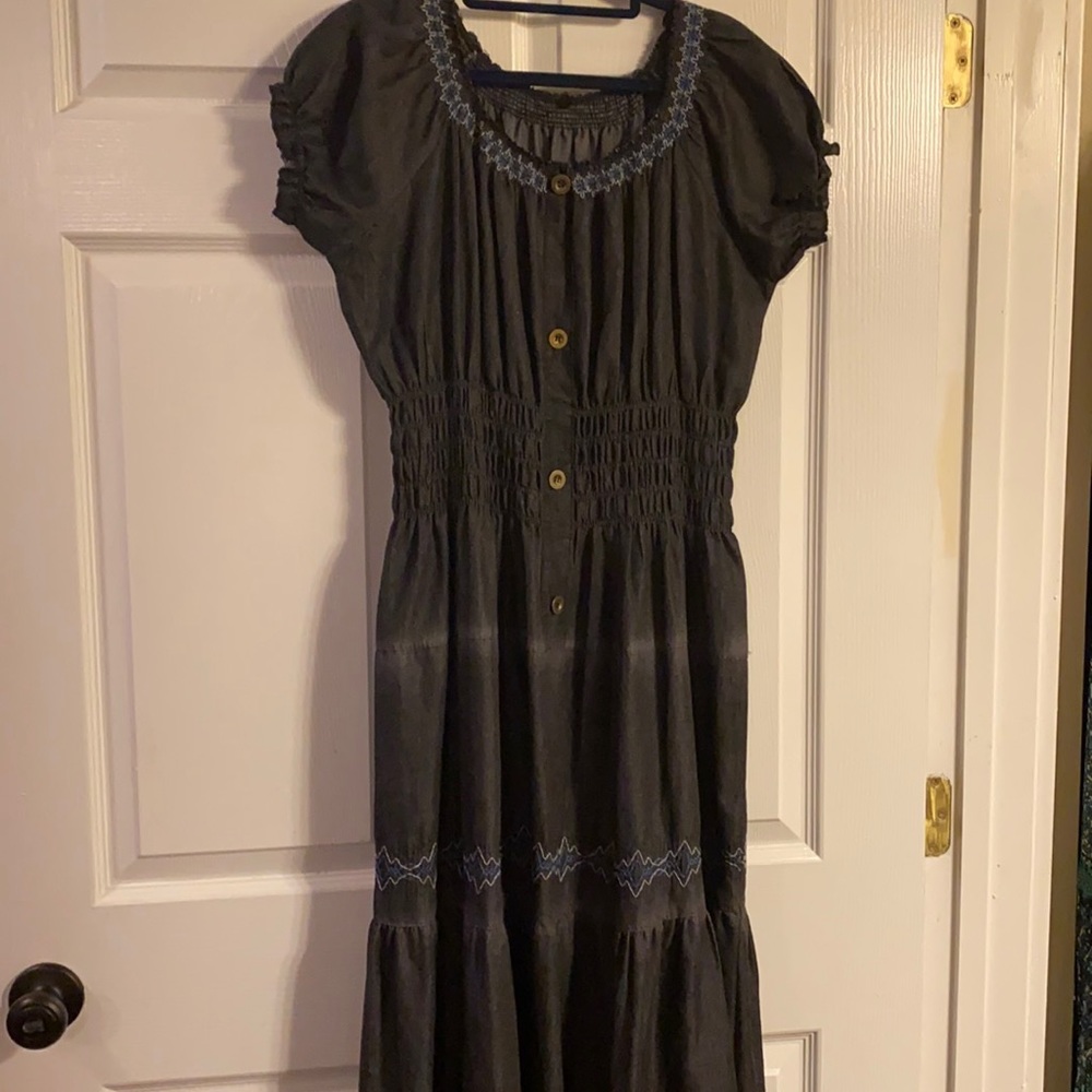 Lapis Anthropologie Dress